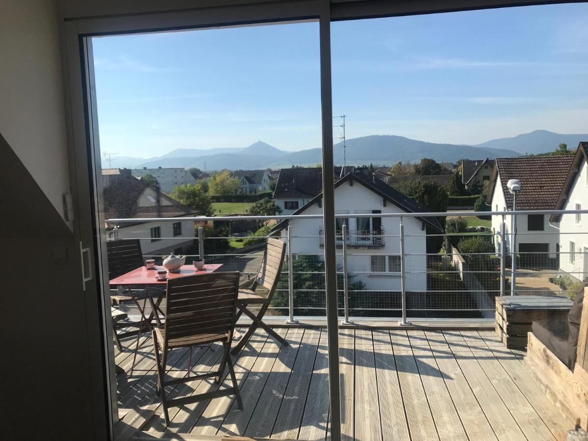 Appartement Chaleureux Et Lumineux Avec Vue ! Au Centre Alsace Sélestat Dış mekan fotoğraf