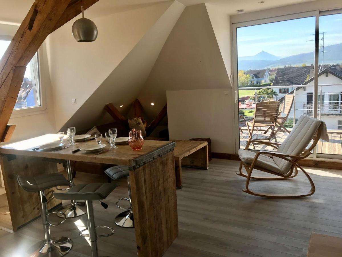 Appartement Chaleureux Et Lumineux Avec Vue ! Au Centre Alsace Sélestat Dış mekan fotoğraf