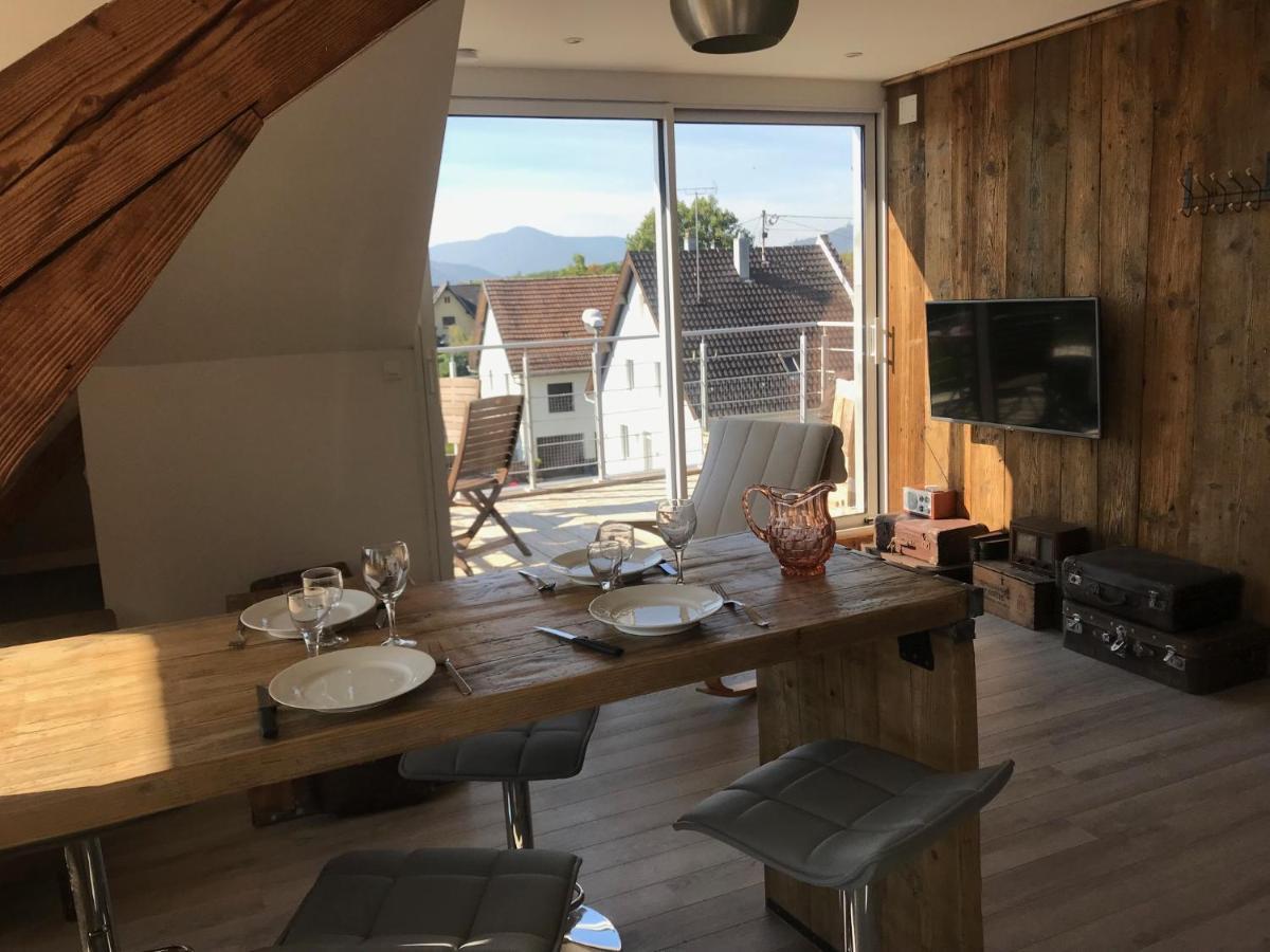 Appartement Chaleureux Et Lumineux Avec Vue ! Au Centre Alsace Sélestat Dış mekan fotoğraf